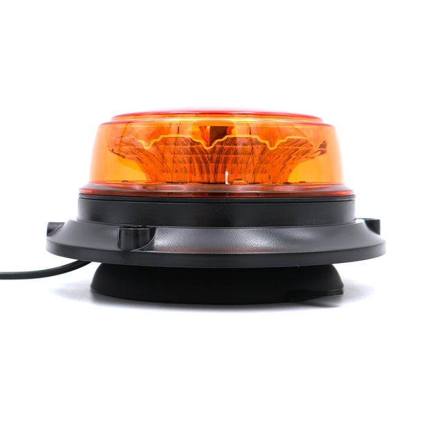 Villogó LED sárga ultrav mágn. 12/24V 8LED 24W 9-33V