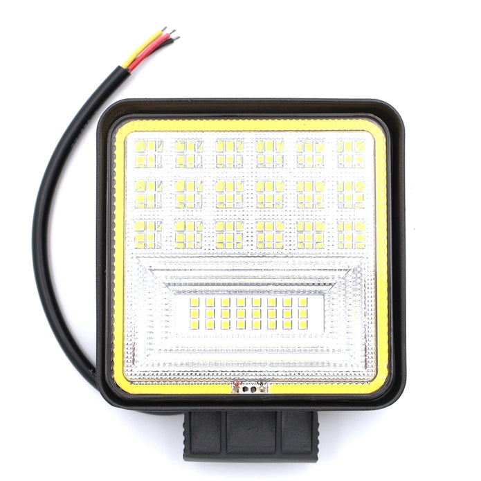 Munkalámpa LED szögletes 126W 12/24V, kombinált fény