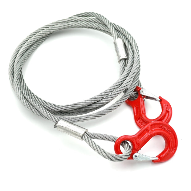 Vontatókötél 4m acélsodronyos 6t, 10mm