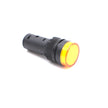 Visszajelző kör műa. 16mm 24V sárga LED