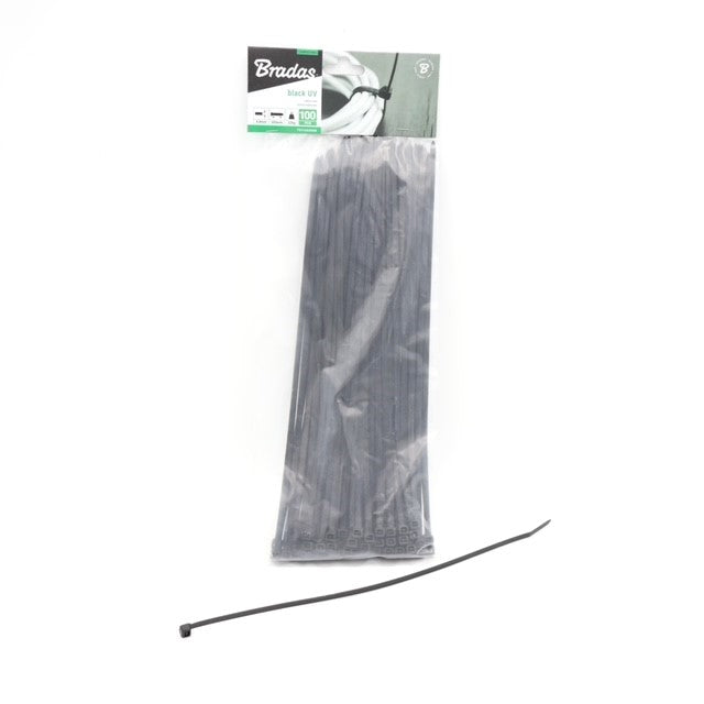 Kábelkötegelő BR 7,6x550mm fek UV fekete