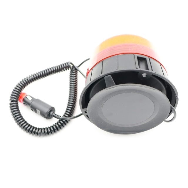 Villogó LED sárga mágn.lapos 12/24V