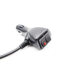 Villogó LED sárga mágn.12/24V ultrv.fek.tető