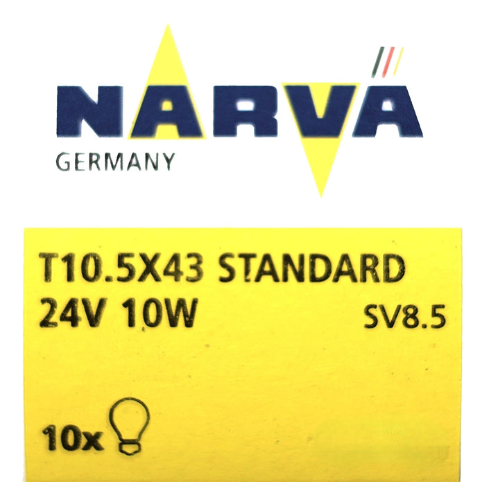 Izzó 24V 10W SV8,5/11x41mm Narva