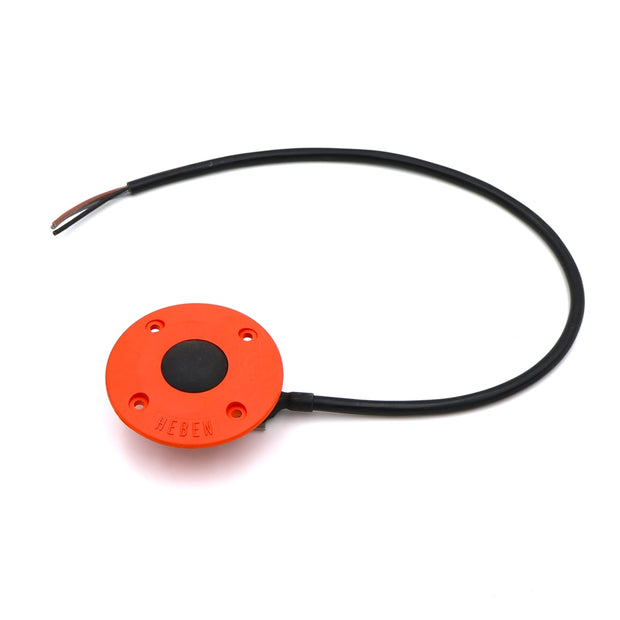 Emelőhátfal lábkapcs. narancs 500mm kábellel