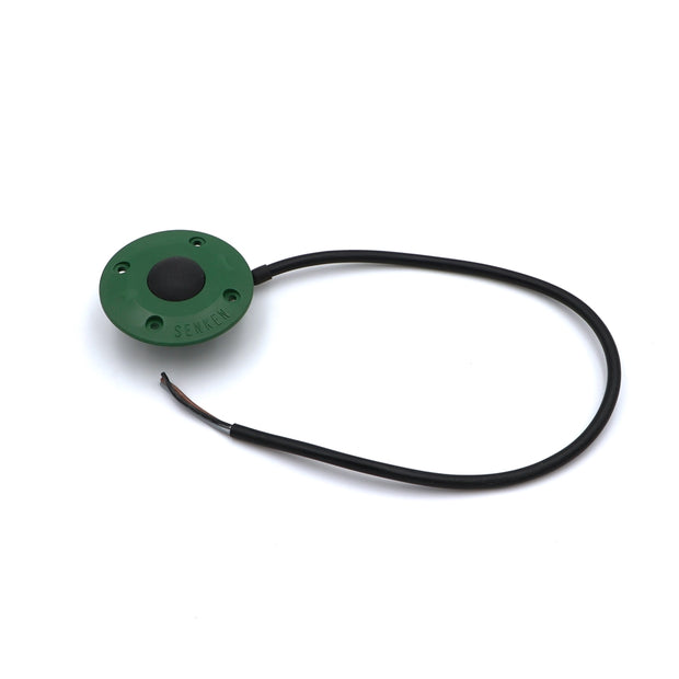 Emelőhátfal lábkapcsoló zöld 500mm kábellel