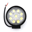 Munkalámpa 9 LED-es kerek 9x3W 45mm OP