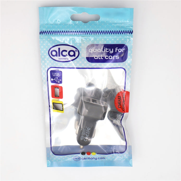 Szivargyújtó elosztó USB 3-as fekete