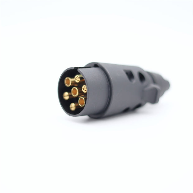 Elektromos dugó 12V műanyag 7 pól.