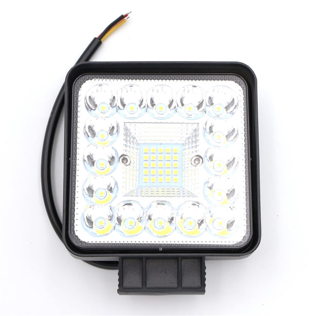 Munkalámpa LED szögletes 123W 12/24V, kombinált fény