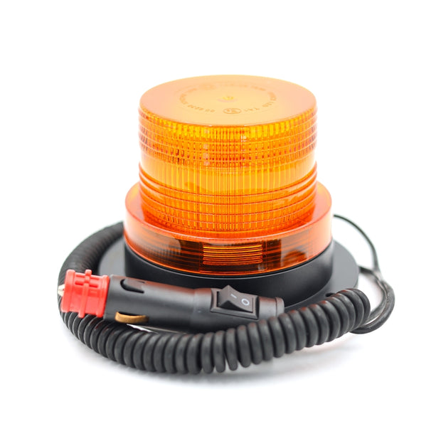 Villogó LED sárga mágn.nagy 12/24V