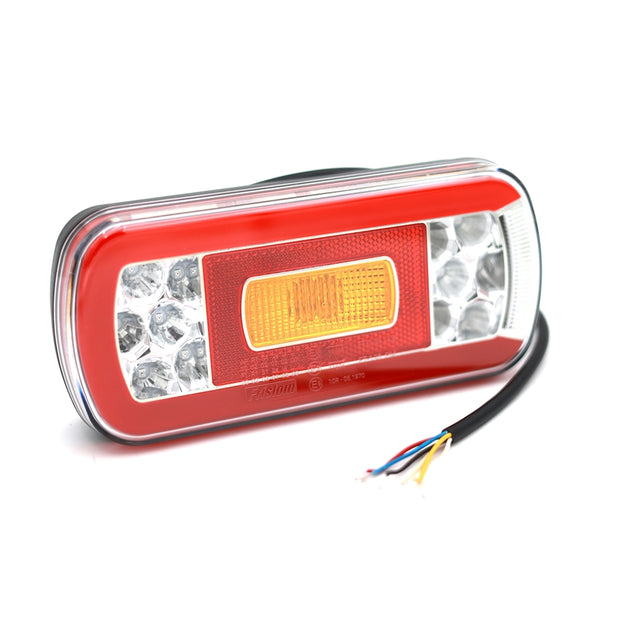 Hátsó lámpa bal 6funkciós LED 220x100mm kábeles