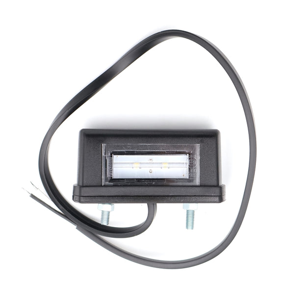 Lámpa rendszám led fekete kics