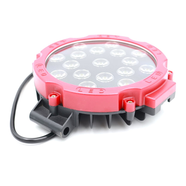 Távfényszóró kör LED 51W 12/24V, lighty