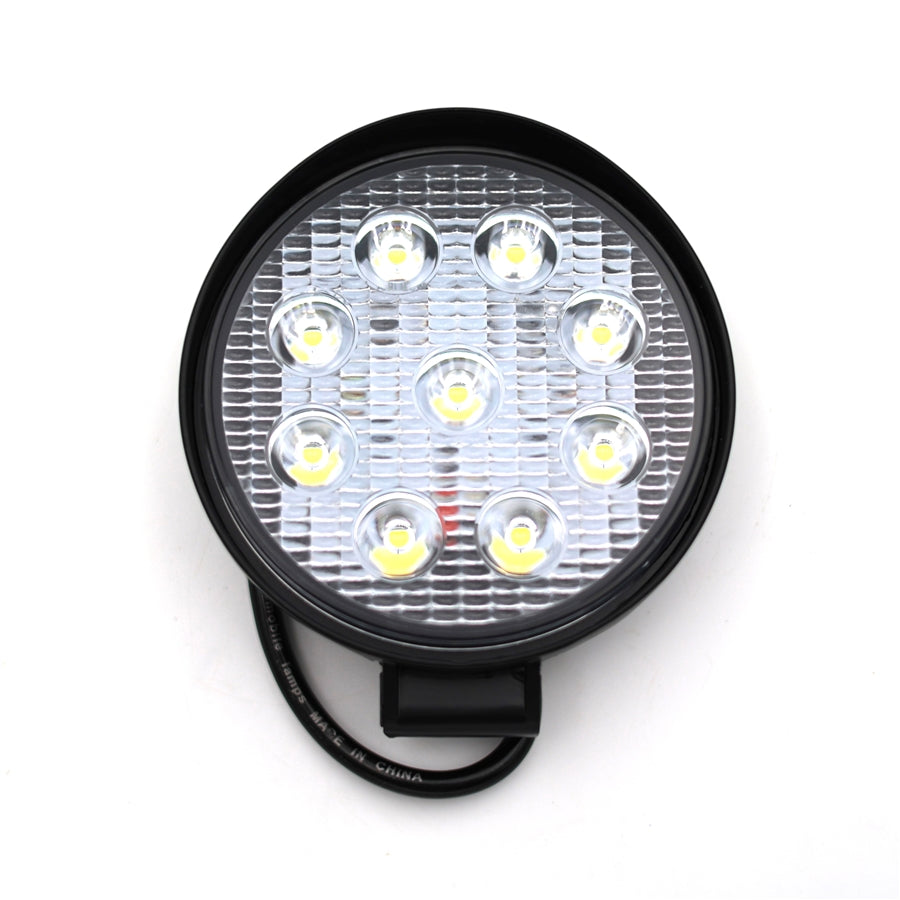 Munkalámpa LED kör 27W 12/24V, terítő OP