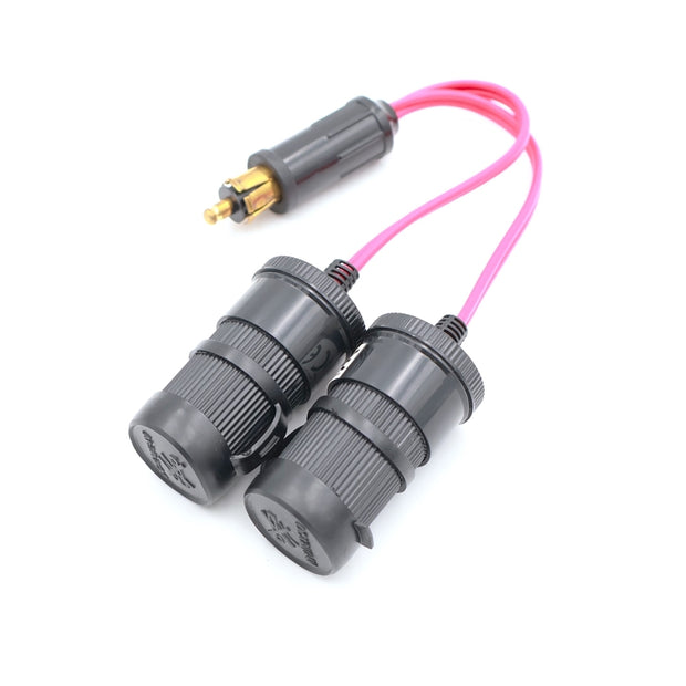 Szivargyújtó elosztó 2-es 12/24V 12A