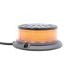 Villogó LED sárga sima talpas 12/24V, ultrv.fek.tető