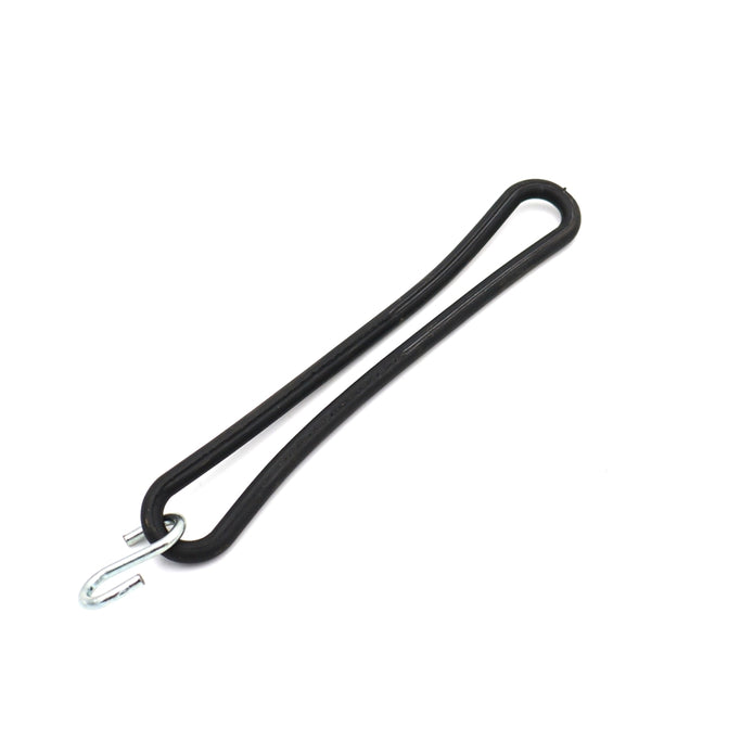 Ponyvafeszítő gumi 18 cm kampó+gumi gyűrű