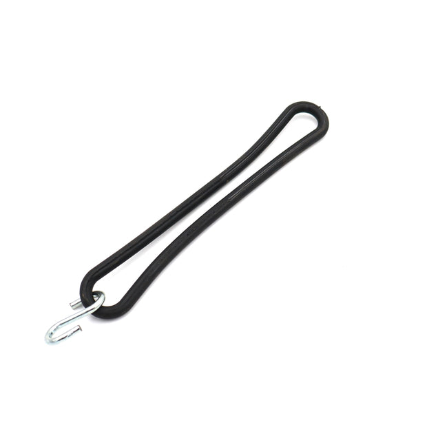 Ponyvafeszítő gumi 18 cm kampó+gumi gyűrű