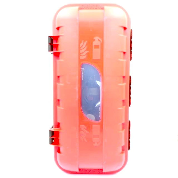 Tűzoltó készülék tartó dob.6kg piros 287x600x220mm