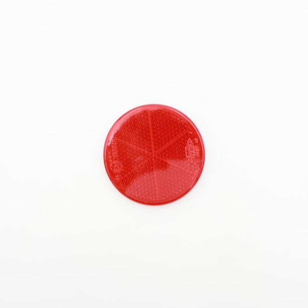 Prizma kerek öntapadós piros 60mm