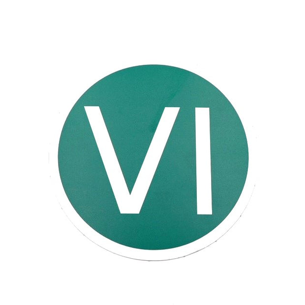 Matrica Biztonságos jármű VI 13cm