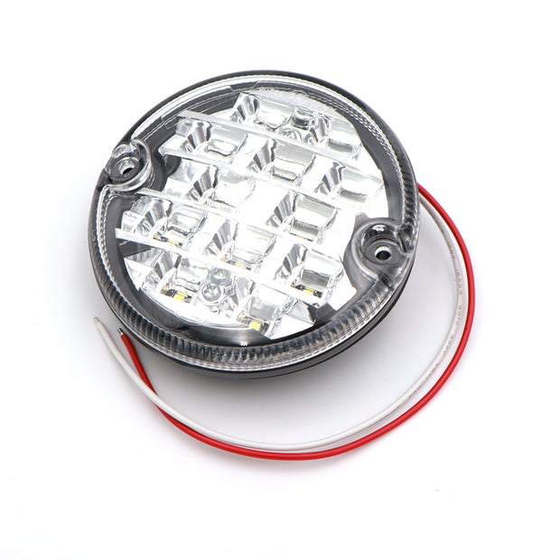 Lámpa tolató LED fehér kerek