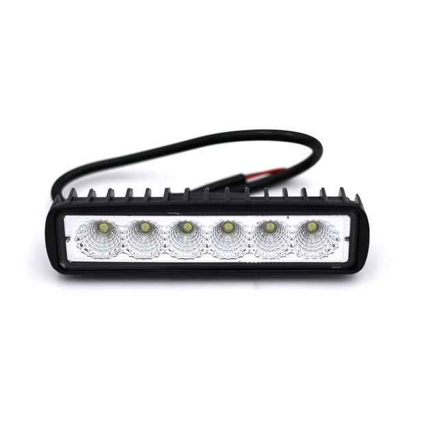 Munkalámpa LED keskeny 18W 12/24V, terítő