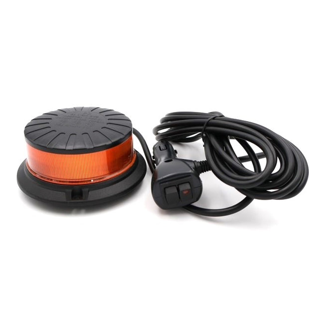 Villogó LED sárga mágn.12/24V ultrv.fek.tető