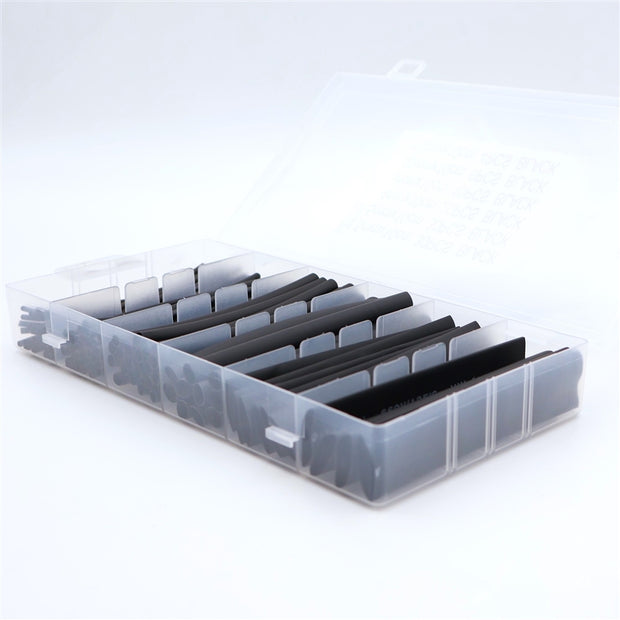 Zsugorcső készlet 100 db-os fekete