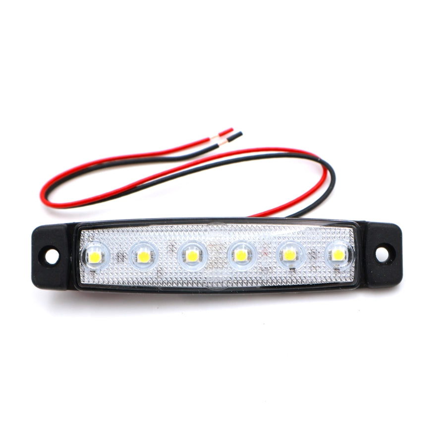 Lámpa helyzet csík 6LED 12V fehér