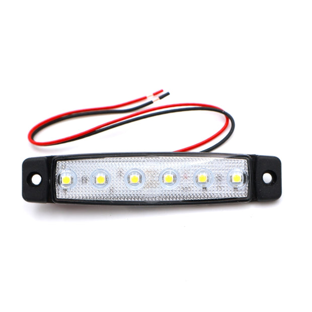 Lámpa helyzet csík 6LED 12V fehér