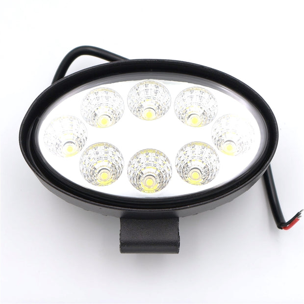 Munkalámpa LED ovál 24W 12/24V terítő