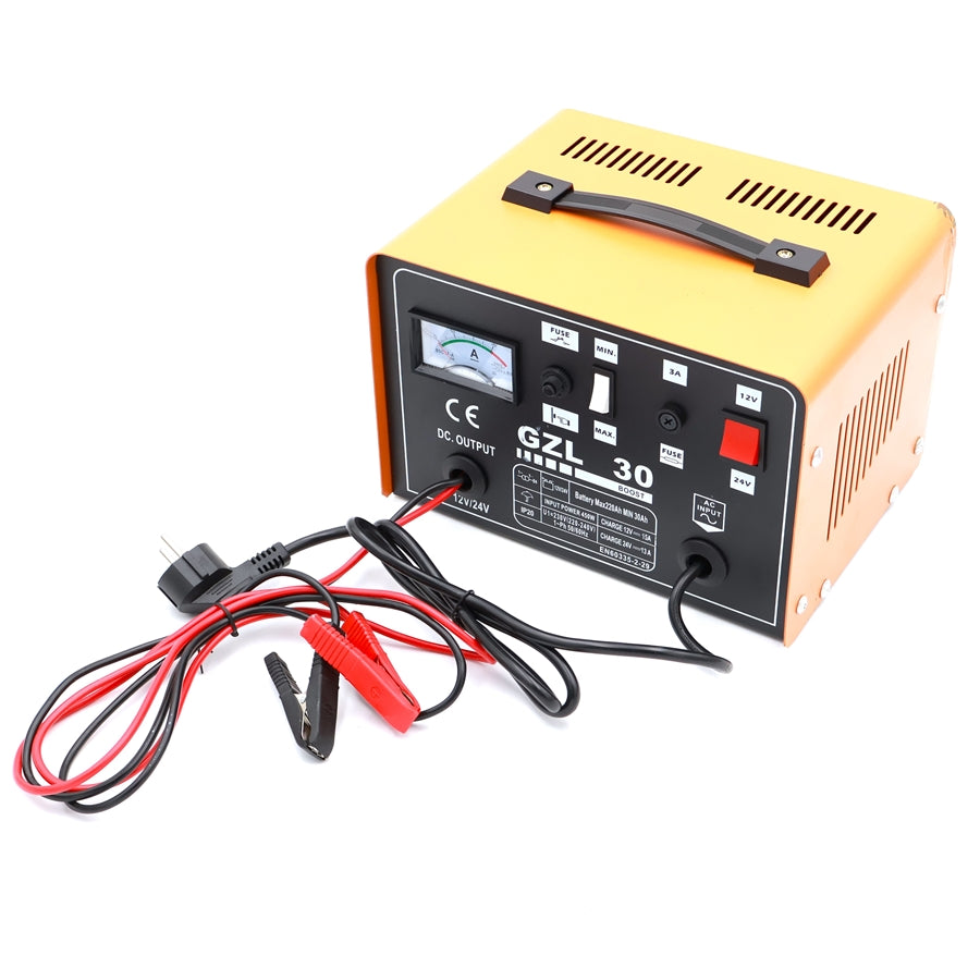 Akkumulátor töltő 12V-24V 24/16A 230V, 50/60 Hz, 300W