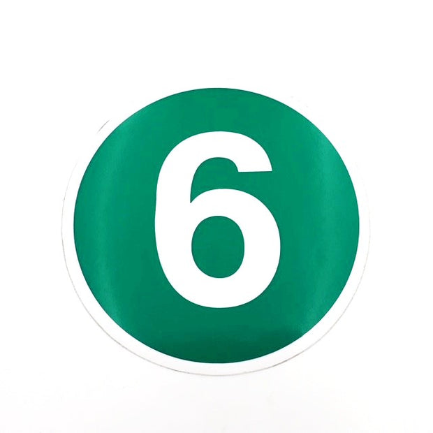 Matrica kicsi euro 6 13 cm