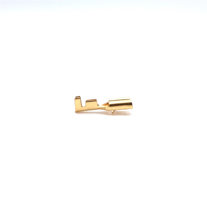 Kábelvég anya 6,3mm pöckös 1,0 - 2,5 mm2 kábelhez