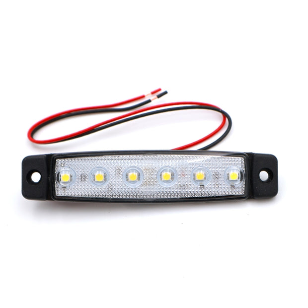 Lámpa helyzet csík 6LED 24V fe fehér