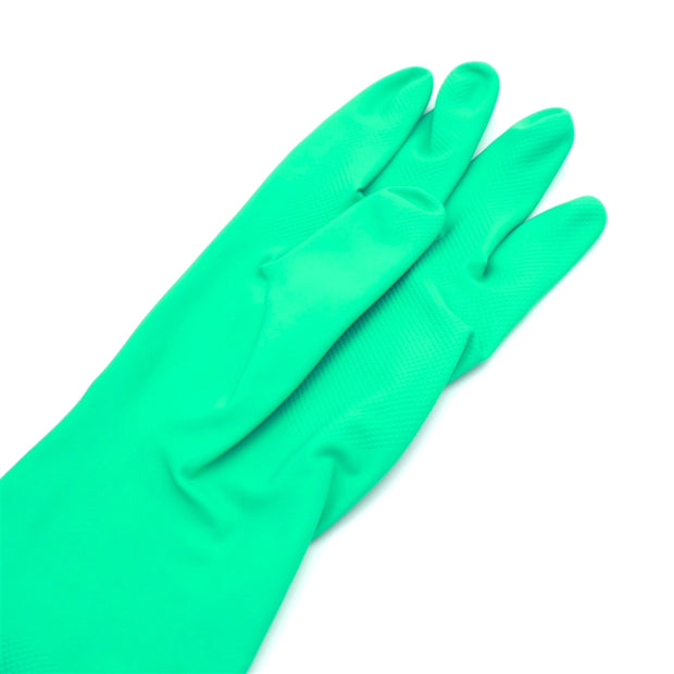 Védőkesztyű zöld vegyszerálló