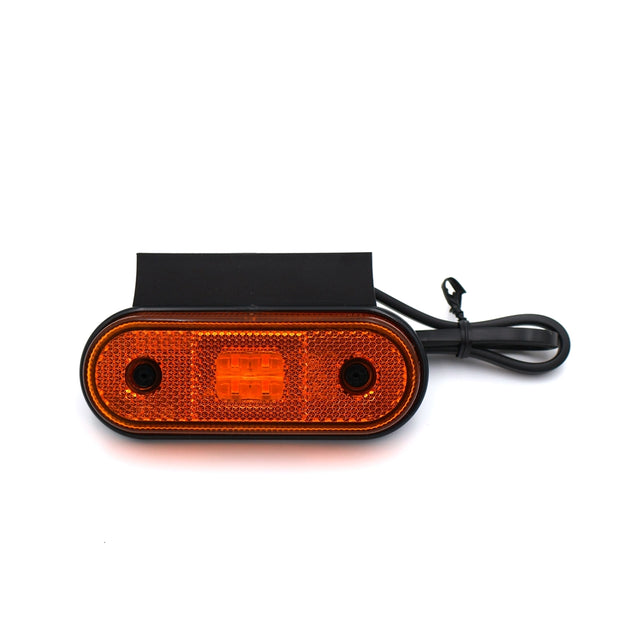 Lámpa helyzet LED lekerekített sárga tartóval