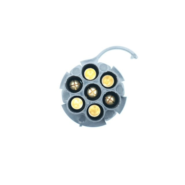 Elektromos aljzat 12V fém 7pól.