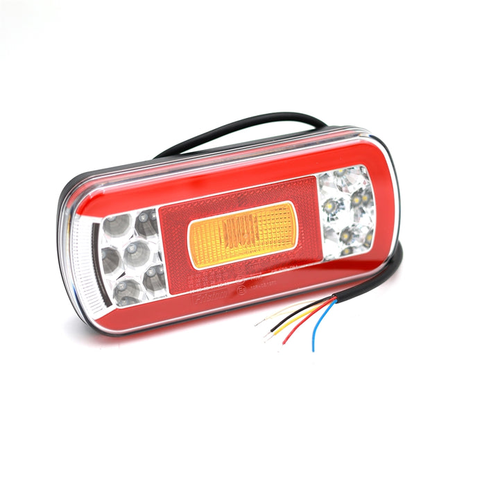 Hátsó lámpa jobb 6funkciós LED 220x100mm kábeles