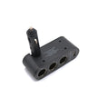 Szivargyújtó elosztó 3-as+USB 12V