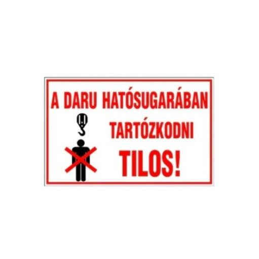 Matrica - A daru hatósugarában tartózkodni tilos!