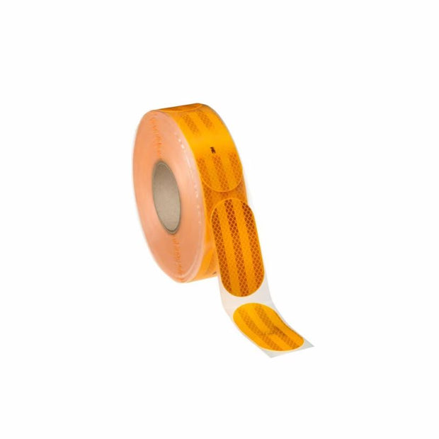 Fényvisszaverő csík mikroprizm 3M, (ECE-104) sárga ovális