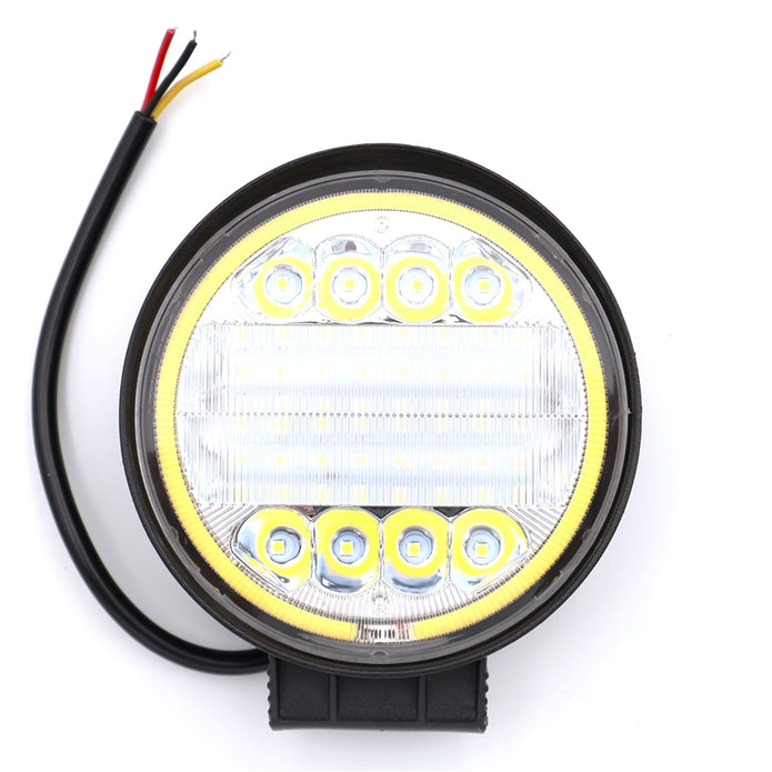 Munkalámpa LED kör 72W 12/24V kombinált fény angel effect